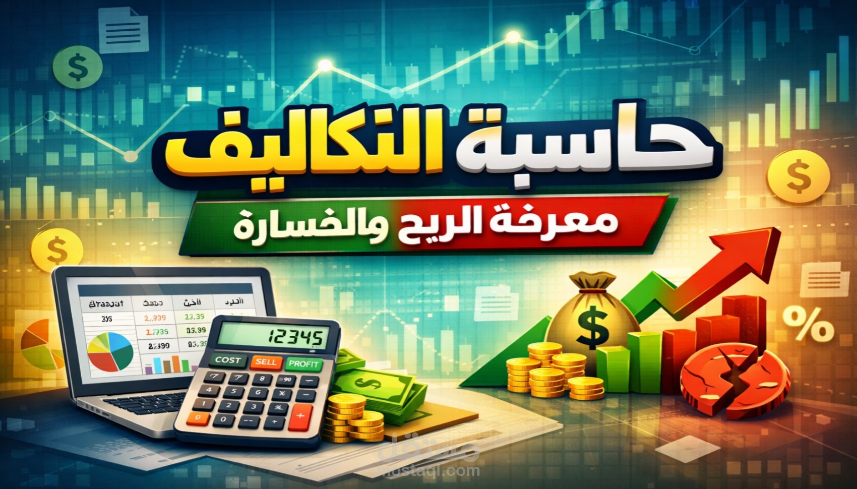 برنامج حساب تكاليف المنتجات والأرباح والخسارة