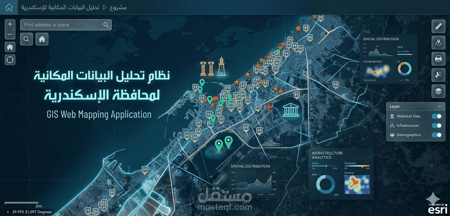 إنشاء Web App Builder