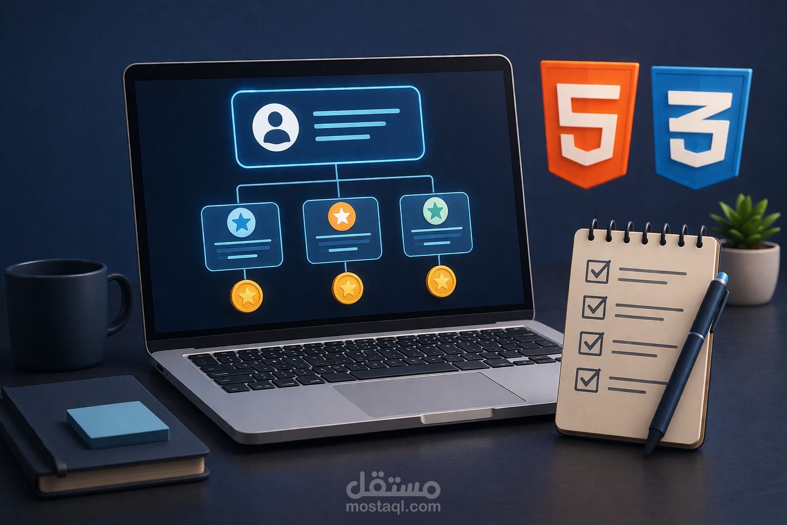 تصميم وتطوير نظام CRUD كامل باستخدام JavaScript (إضافة - تعديل - حذف - بحث)