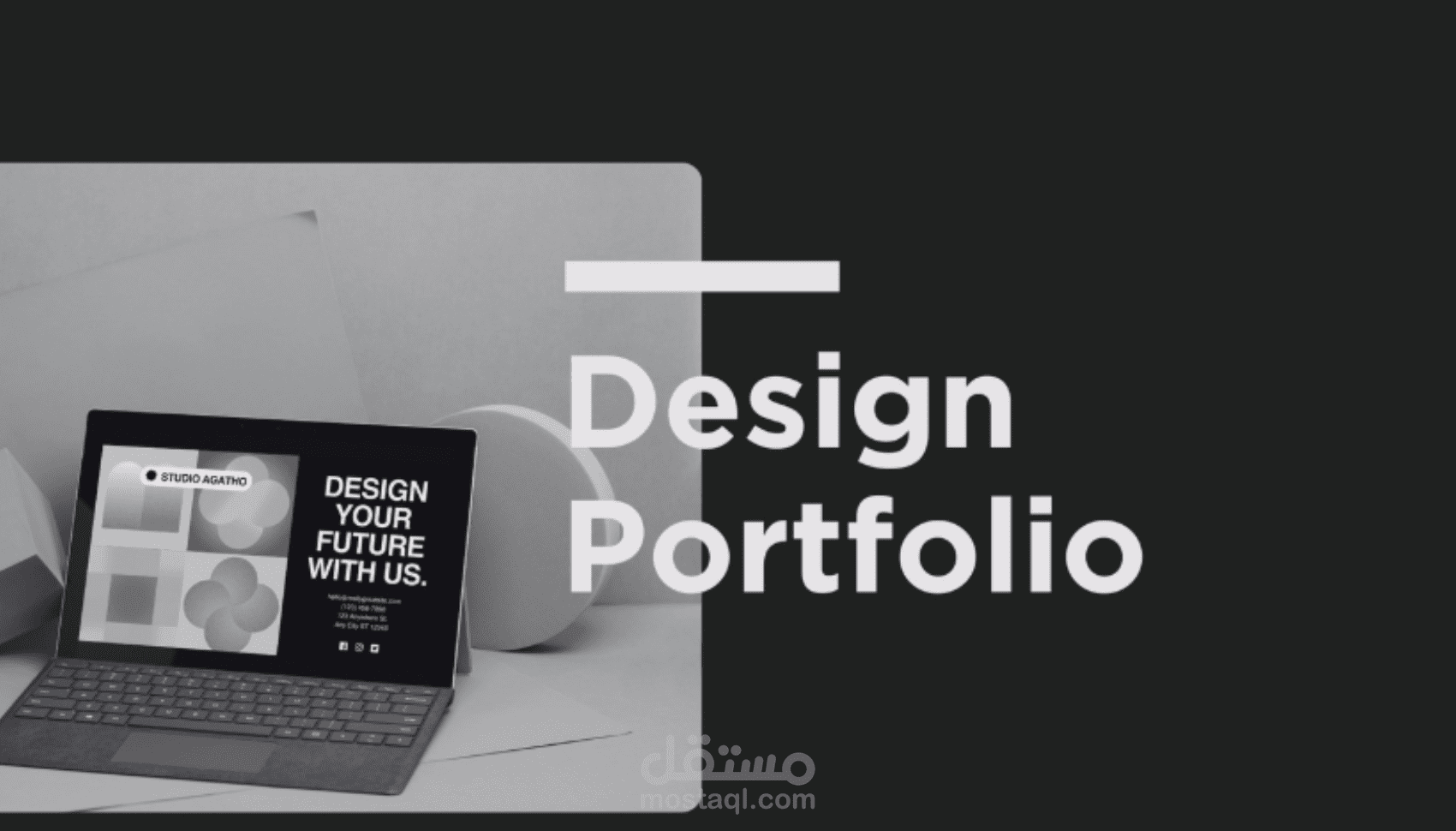 تصميم بورتفوليو ( Portfolio ) احترافي PDF + موقع شخصي (Portfolio Website) لعرض أعمالك وزيادة فرص التوظيف