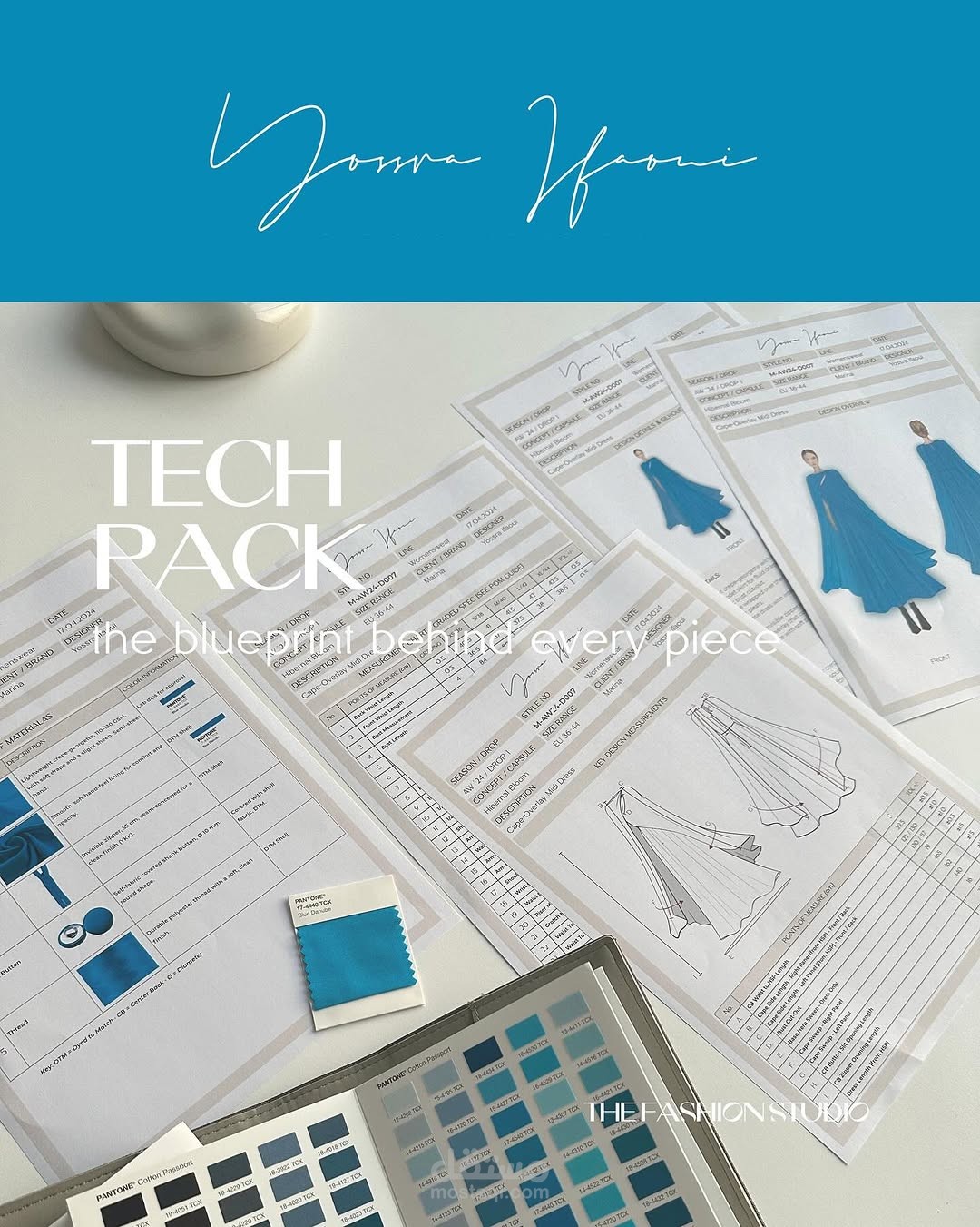 Womenswear: Tech Pack, Illustration & Final Garment