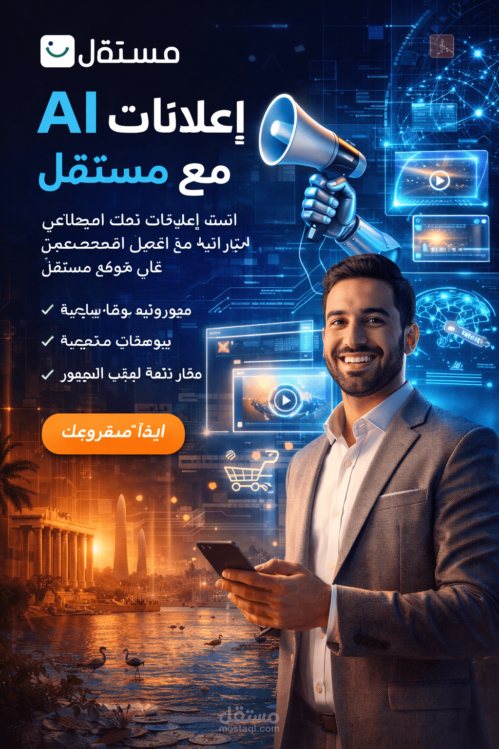 مصمم فيديوهات ذكاء اصطناعي