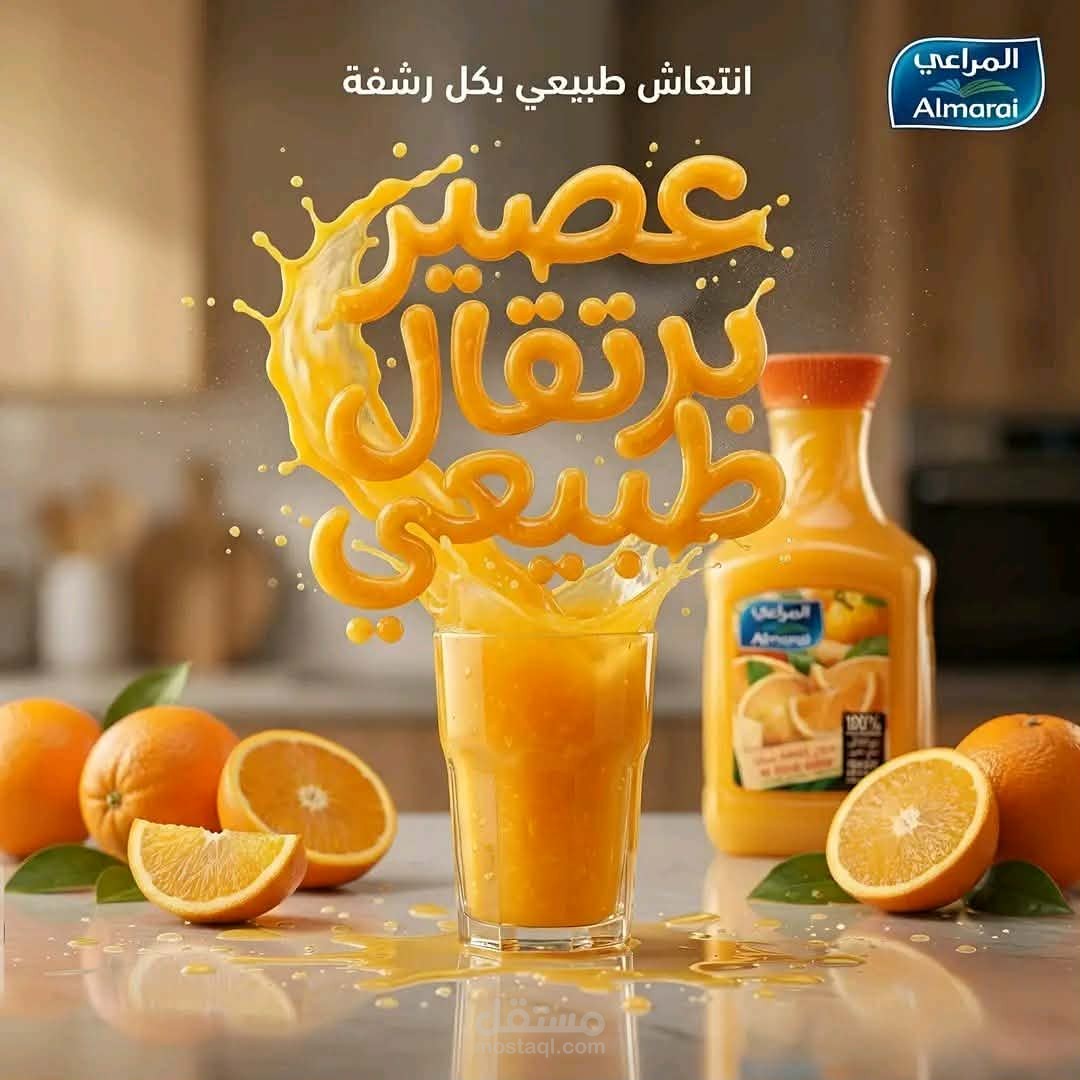 تصميم اعلان بطريقة عصرية مميزة