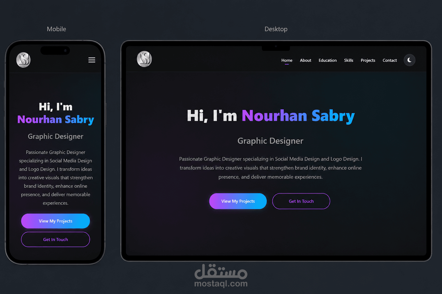Responsive Portfolio Website Design & Development