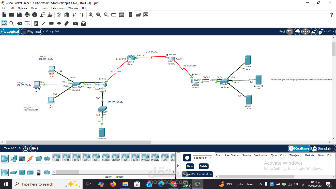 Full Enterprise Network Infrastructure)