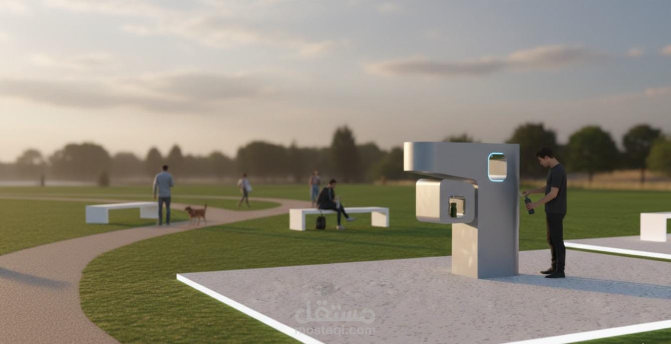 Smart Public Water Cooler Product Design