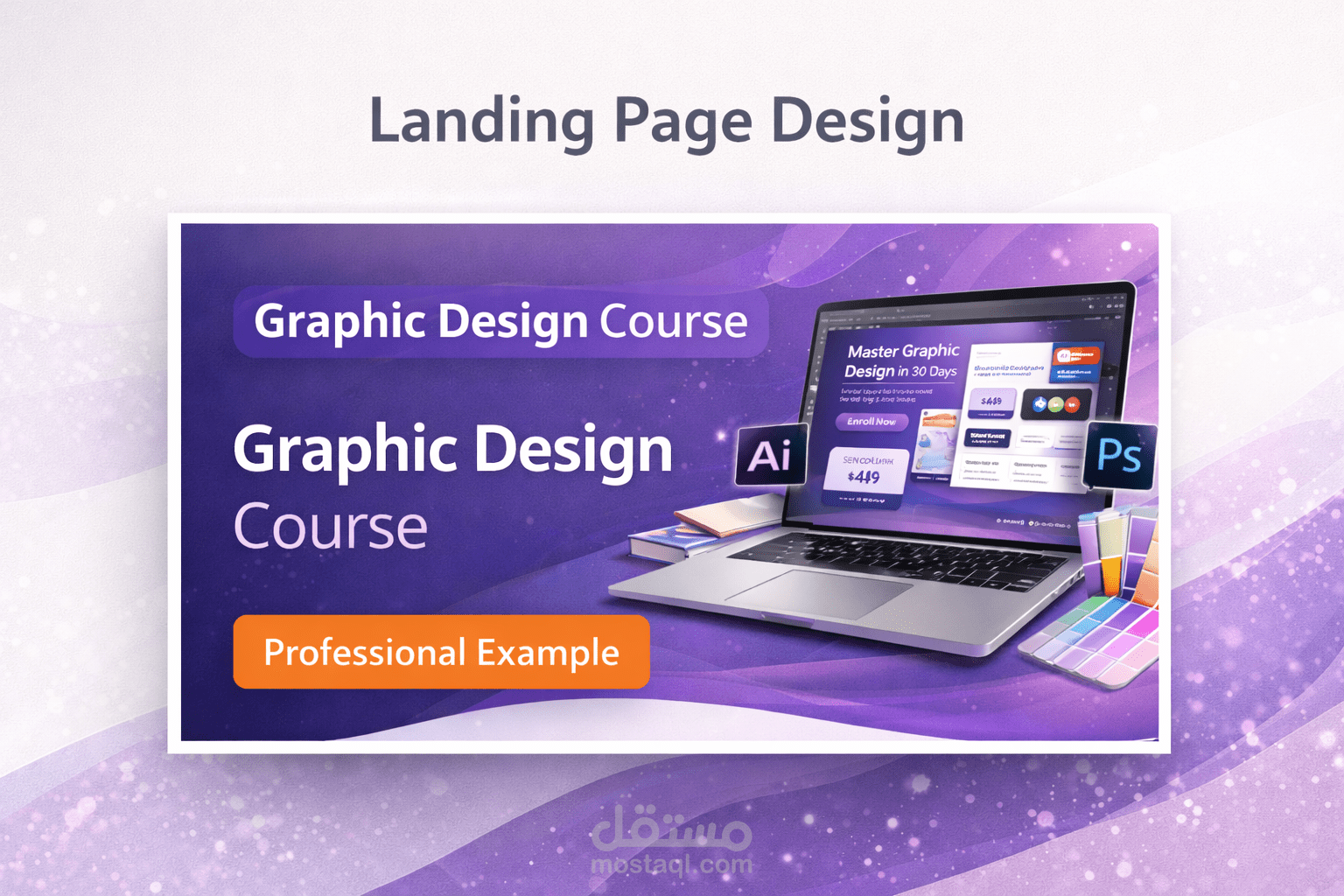 تصميم Landing Page احترافية