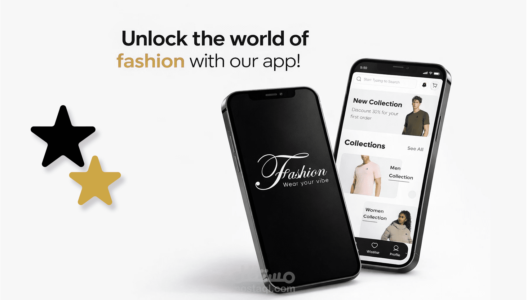 تصميم واجهة و تجربة مستخدم مبتكرة لتطبيق تسوق ملابس