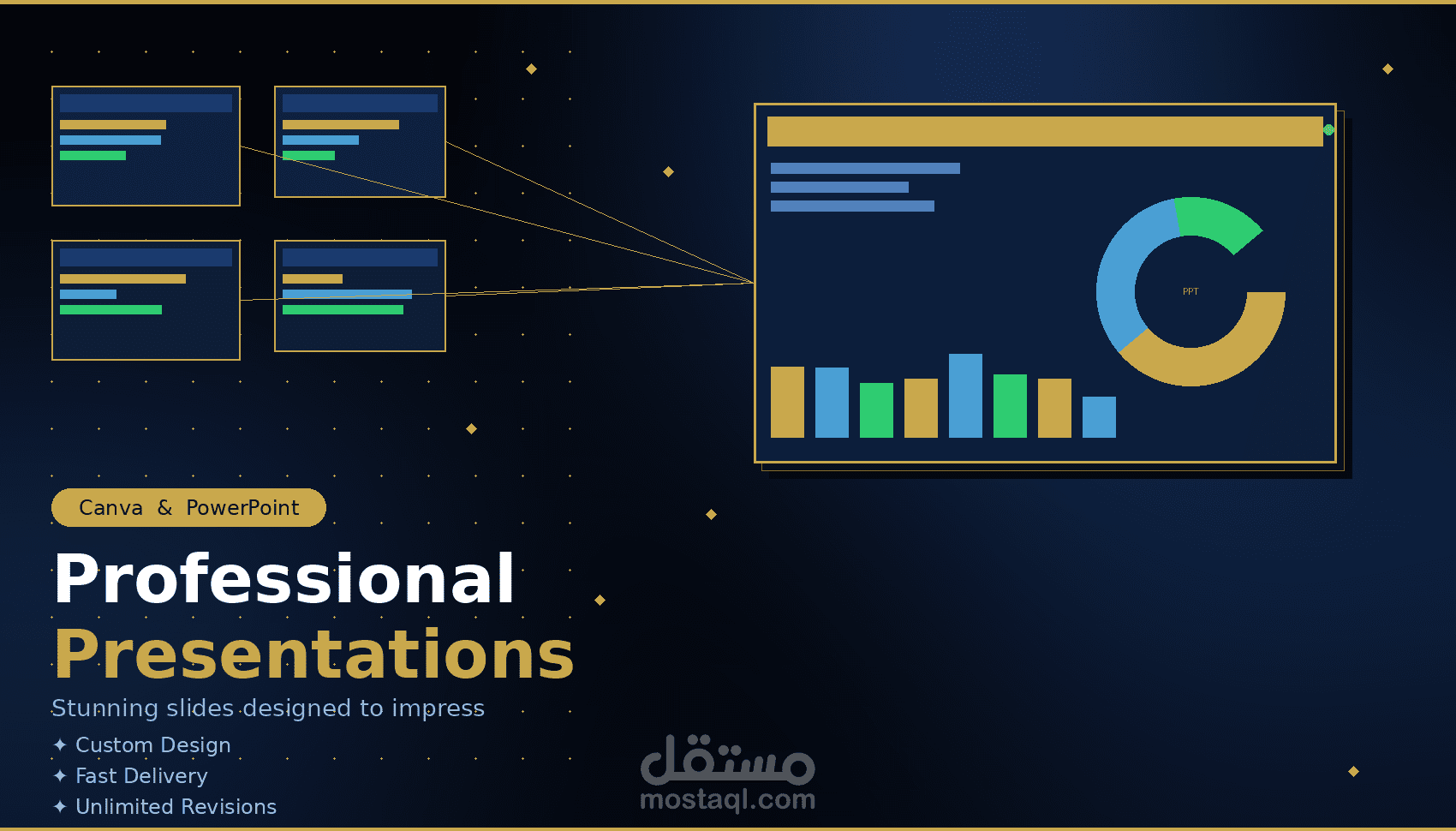 تصميم عروض تقديمية احترافية