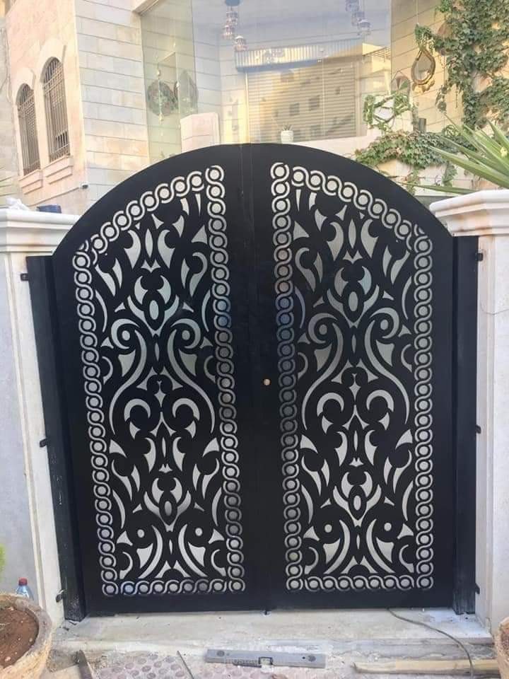 تصميم    dxf لبوابه حديد ليزر cnc