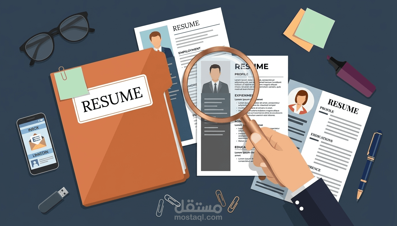 سأقوم بإنشاء سيرة ذاتية (CV) احترافي متوافق مع أنظمة ATS