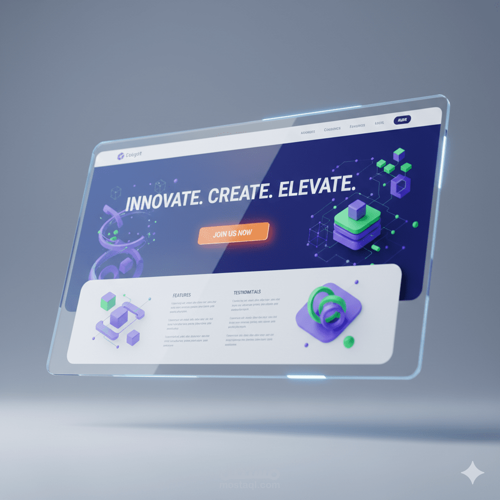 تصميم وبرمجة صفحة هبوط احترافية لزيادة المبيعات (Landing Page).