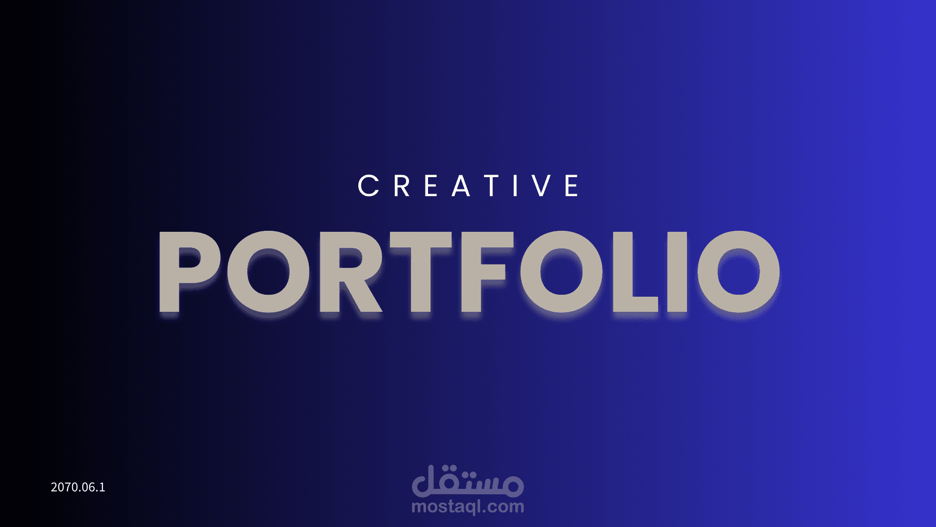 تصميم معرض أعمال (Portfolio) احترافي بصيغة PDF