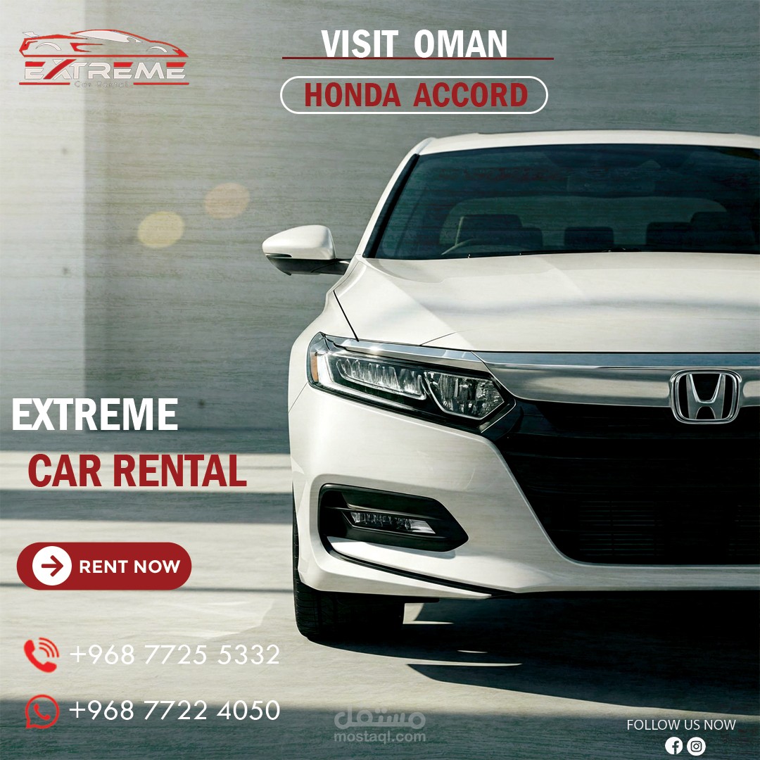 تصميم سوشايل ميديا للصفاحات الفيس بوك و الانتسقرام خاص ايضا بشركه سيارات