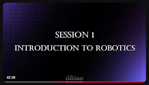 صانع محتوى ومقدم محتوى تعليمي(Robotics Instructor)