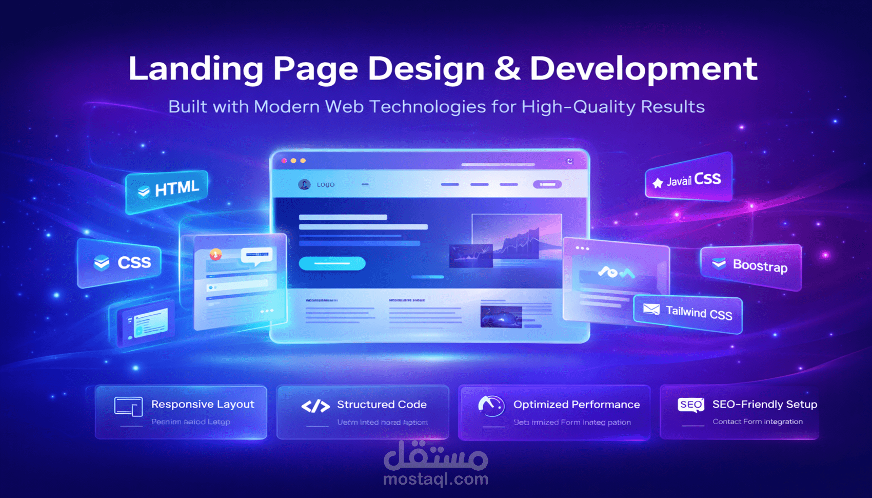 انشاء صفحة هبوط احترافيه Landing Page