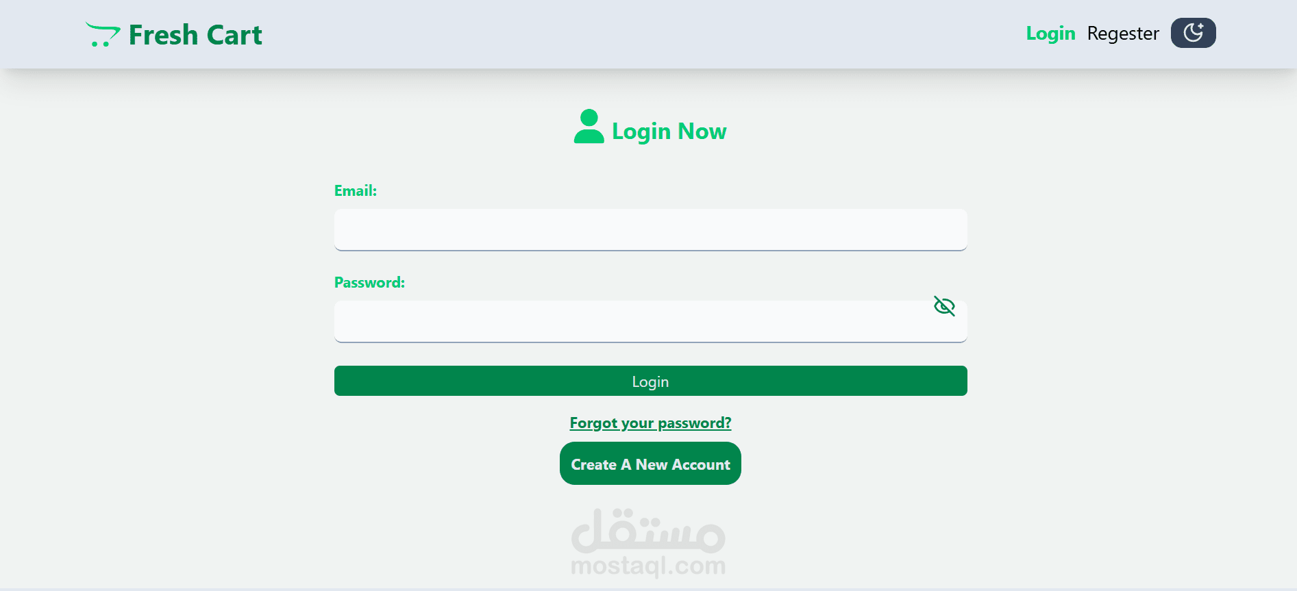 FreshCart - E-Commerce Web Application (React.js & REST API Integration)