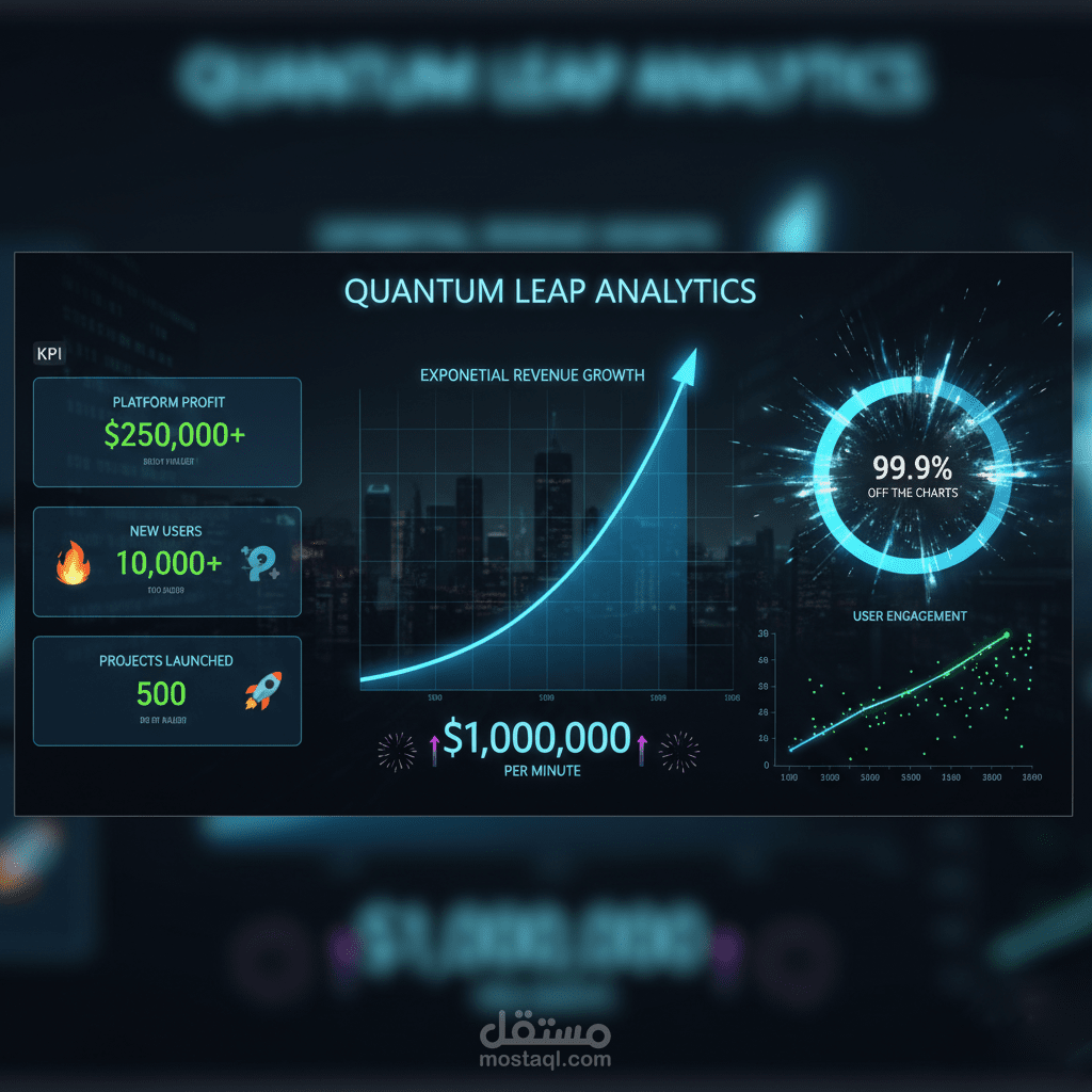 تصميم لوحات power BI احترافي بمظهر عصري
