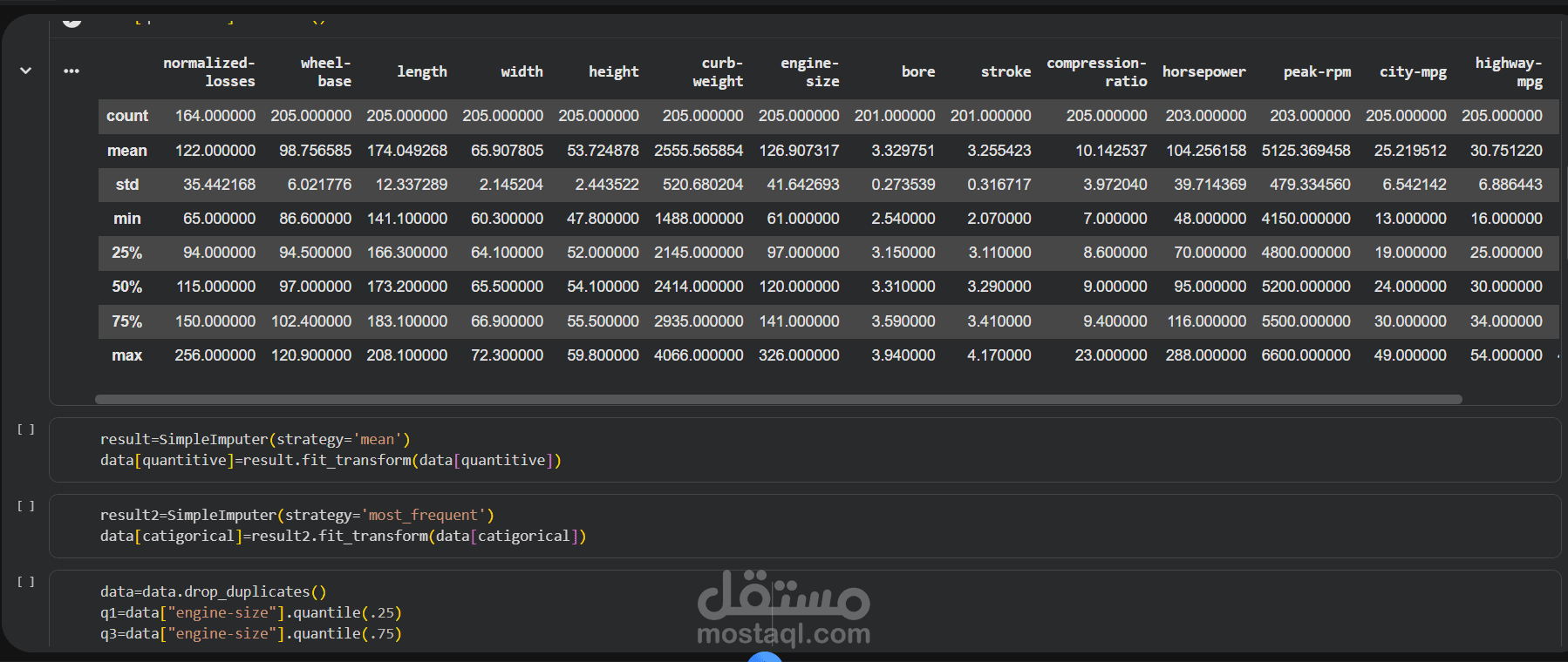 تحليل البيانات وبناء نموذج تعلم آلي للتنبؤ واتخاذ القرار