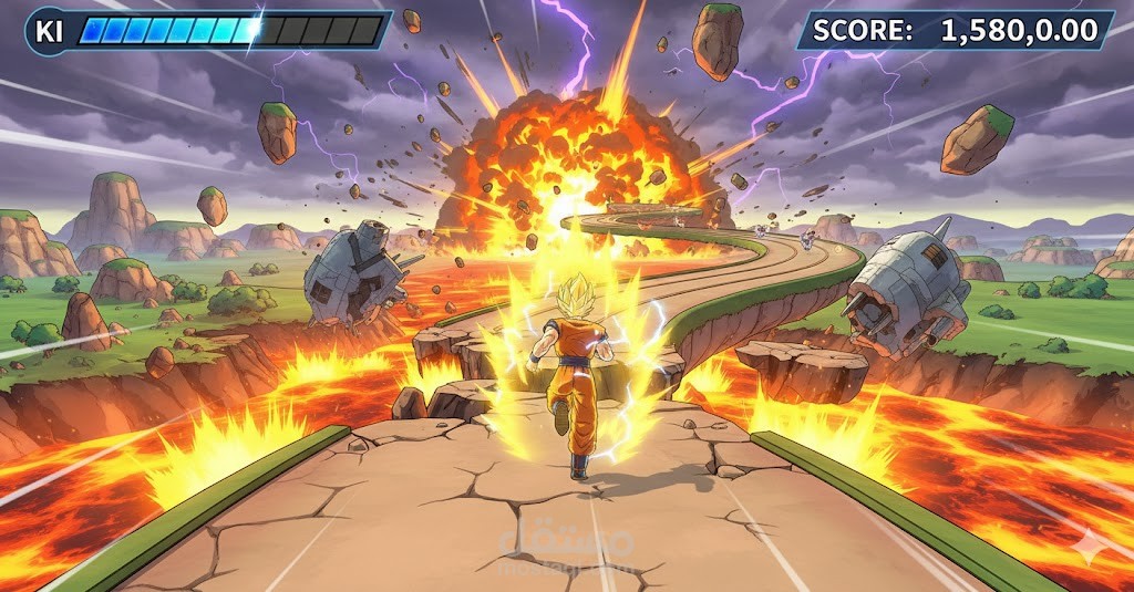 تطوير لعبة "Dragon Chase" – لعبة جري لانهائي ثلاثية الأبعاد