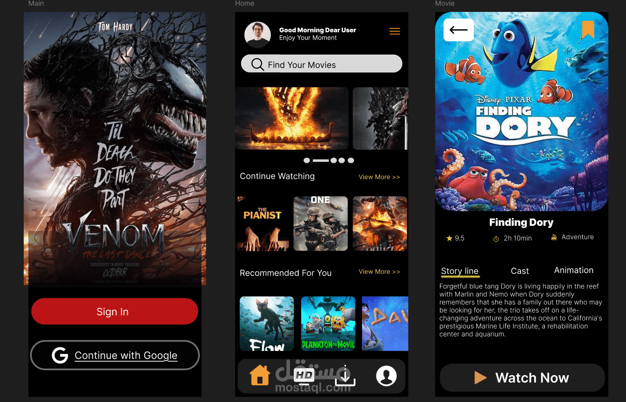 Movie App (UI/UX)