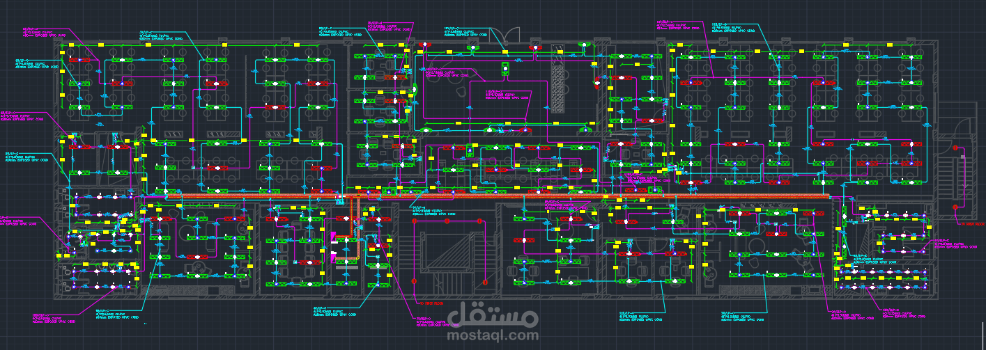 bread fast lighting shopdrawing for third floor