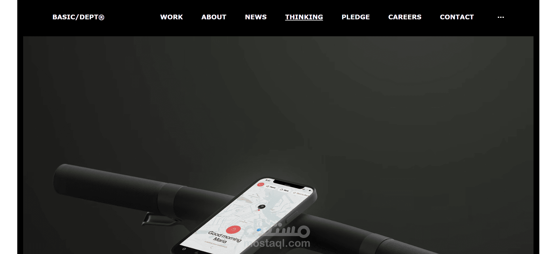 تطوير واجهة موقع BASIC/DEPT العالمي – محاكاة احترافية بتصميم عصري (Landing Page Clone)