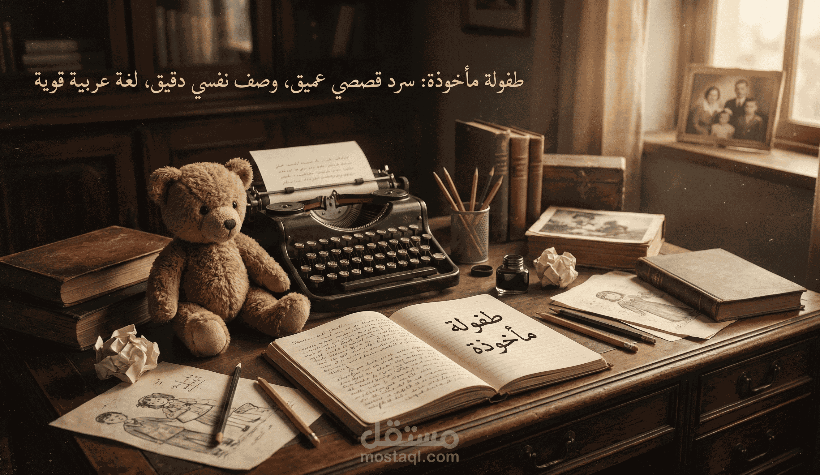 كتابة إبداعية وسرد قصصي: مقتطفات من رواية "طفولة مأخوذة"