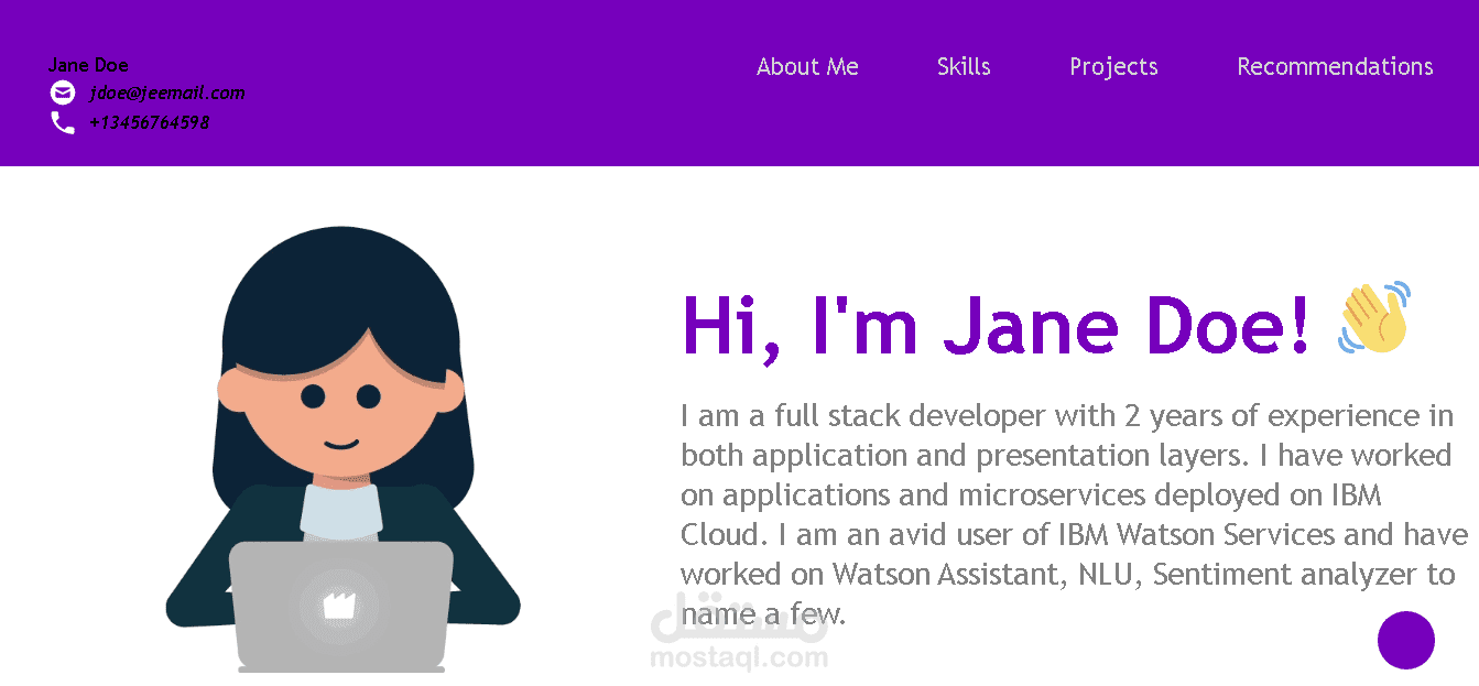 Jane Doe Portofolio