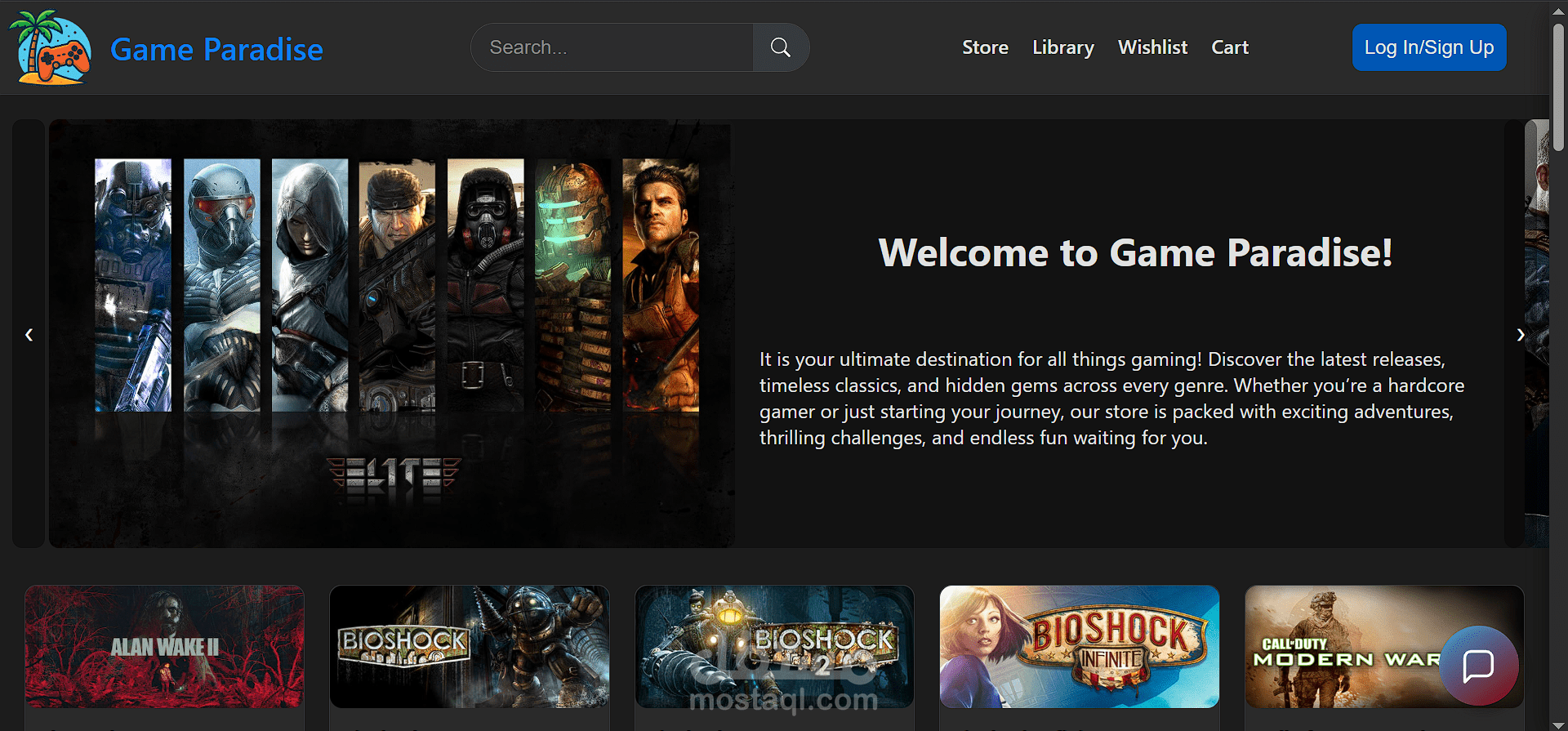 Game Paradise | متجر إلكتروني متكامل للألعاب (Flask & SQLite)