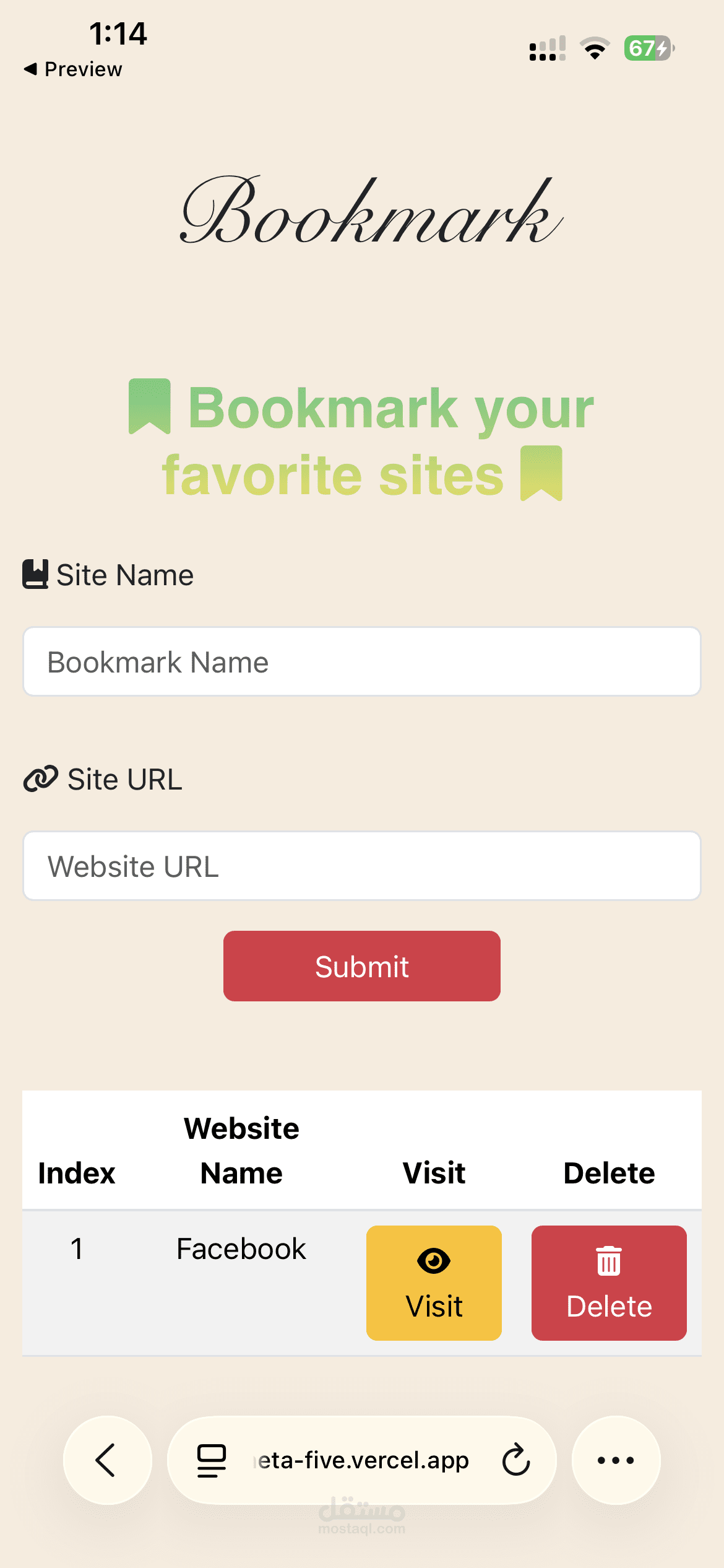 Bookmark