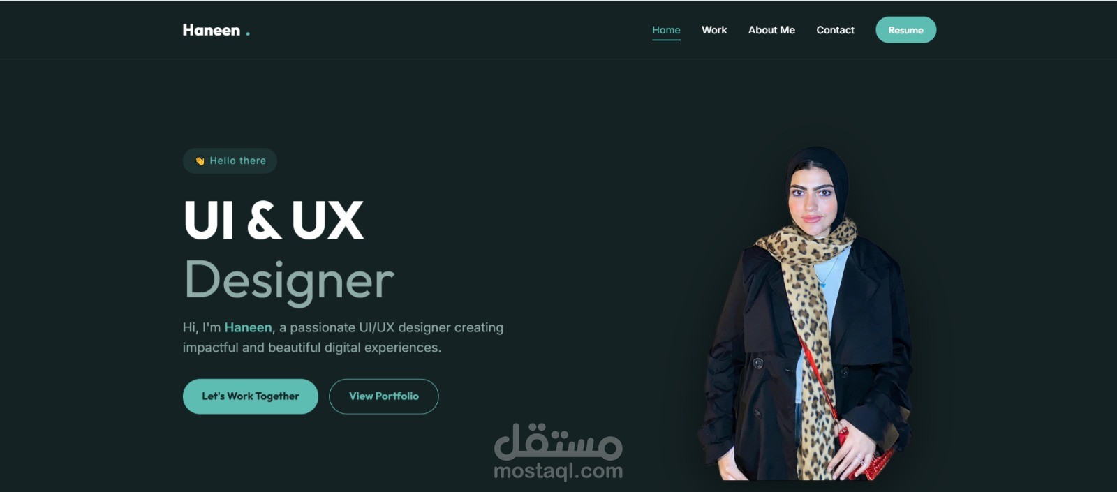 برتفوليو شخصي _My Portfolio