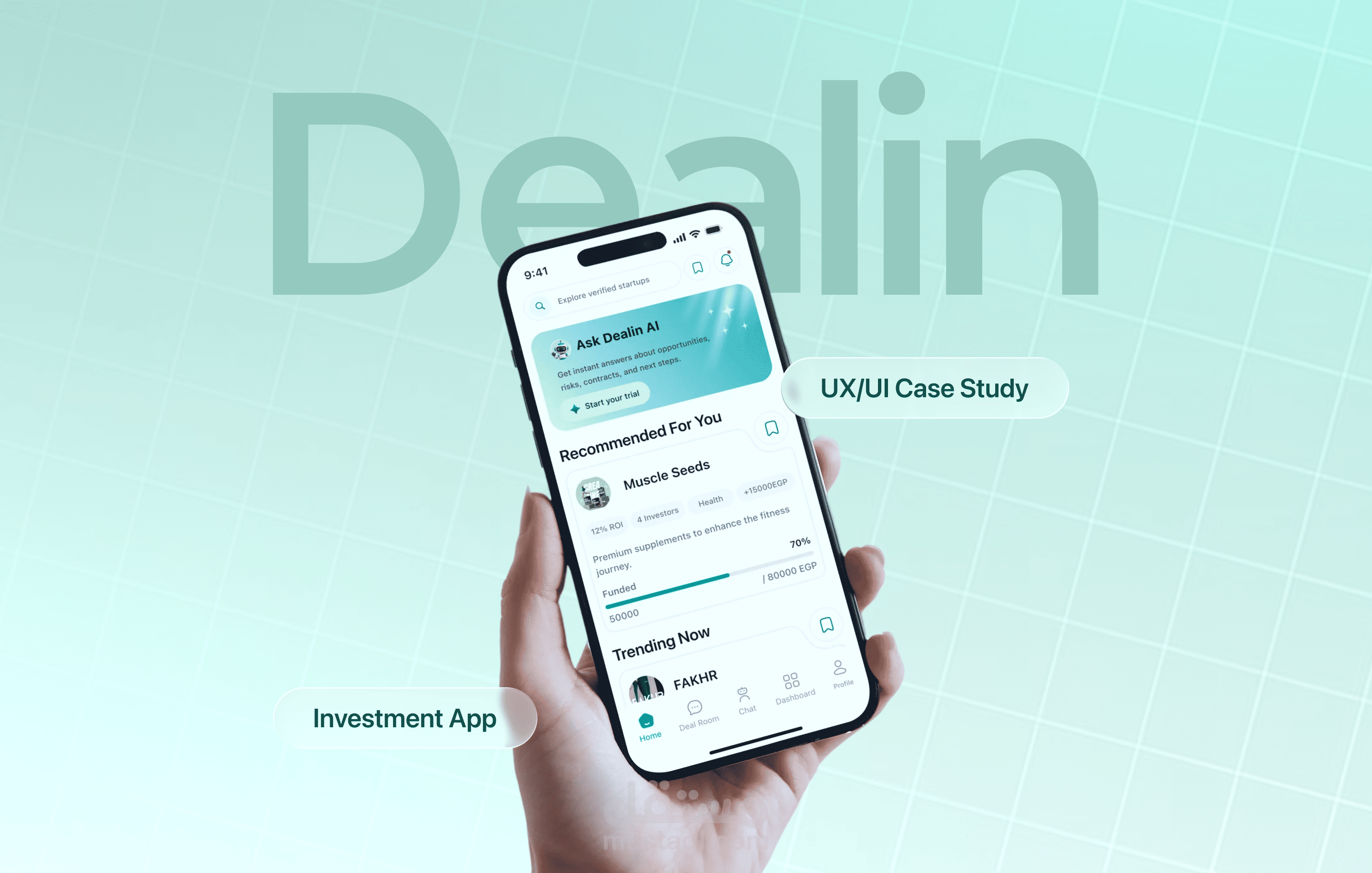 Dealin تطبيق استثمار