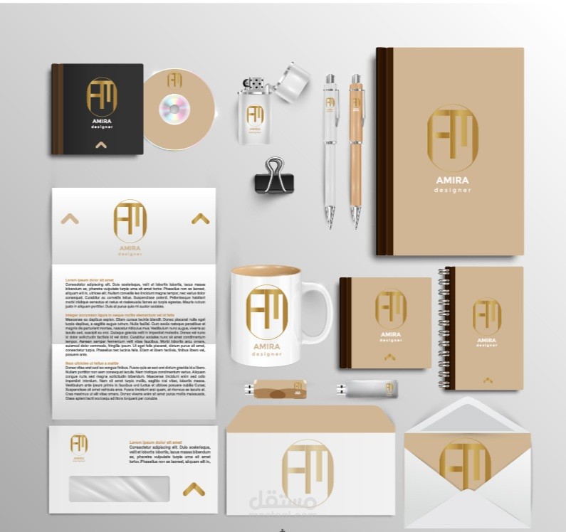 تصميم هوية بصرية متكاملة – بأسلوب عصري وأنيق