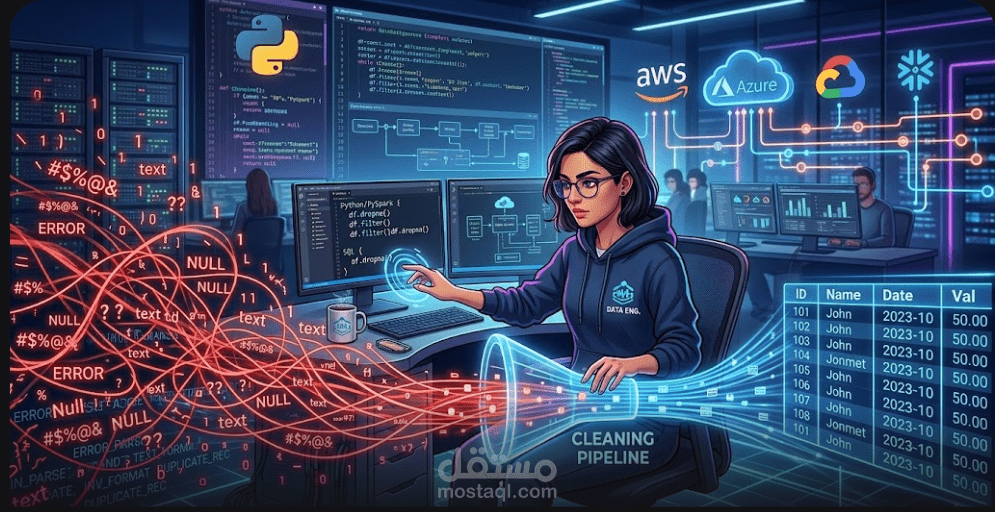 تنظيف و تنظيم البيانات | Data cleaning