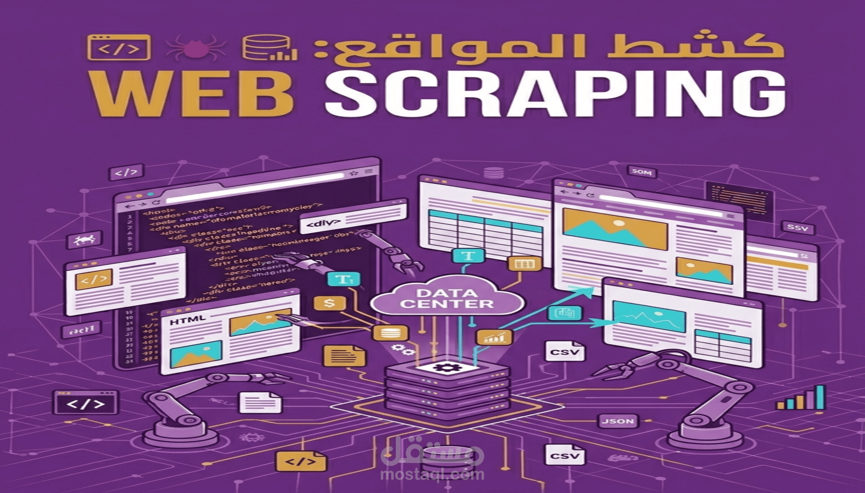 استخراج بيانات موقع كتب