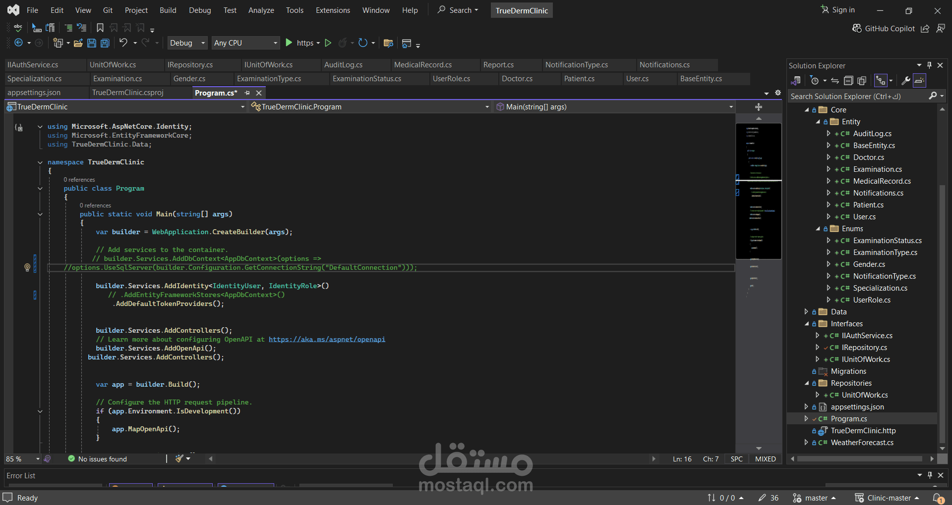 Clinic Management System – Full-Stack .NET Web Application
