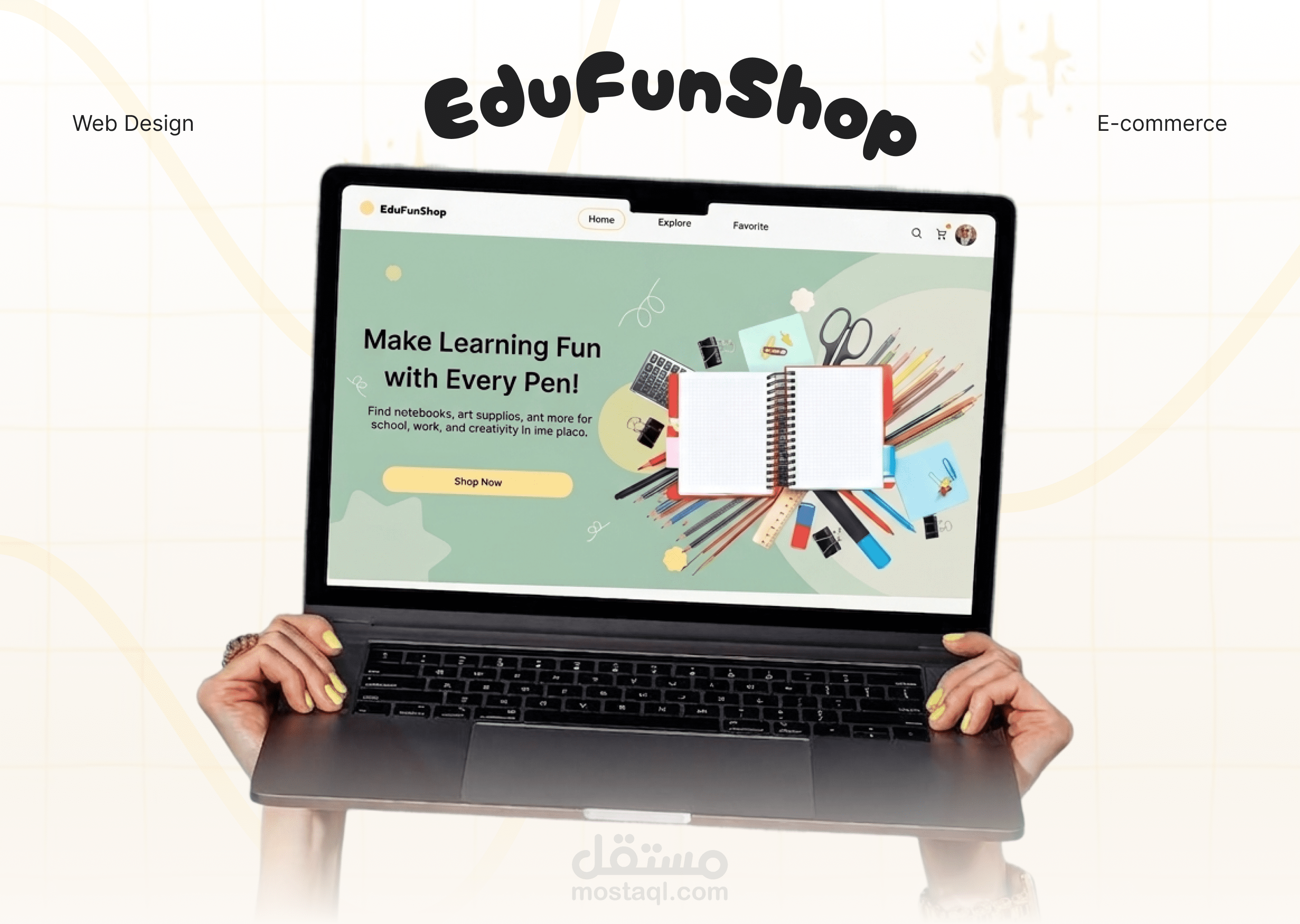 EduFun Shop | تصميم تجربة مستخدم لمتجر إلكتروني متكامل