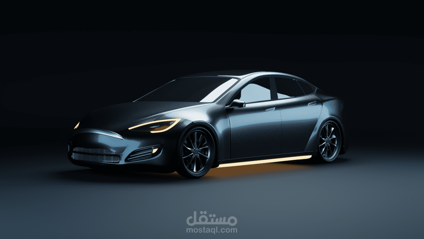 تصميم ونمذجة ثلاثية الأبعاد لسيارة كهربائية اختبارية (ZM-Shadow)
