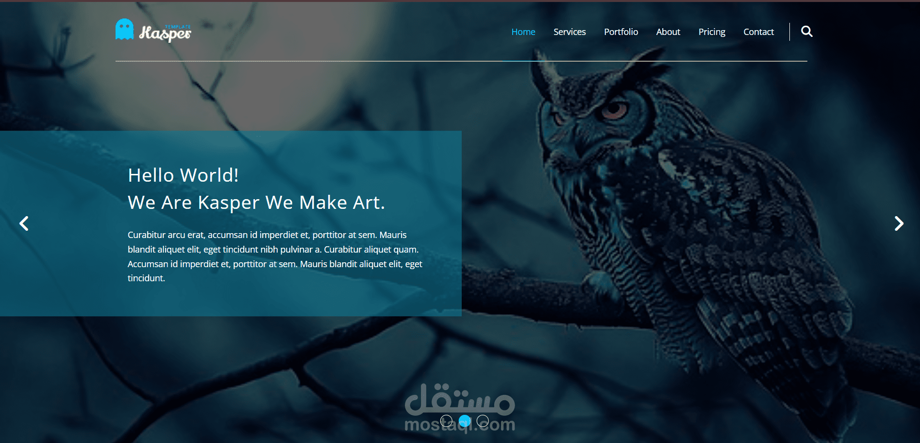 Kasper - قالب عصري ومبتكر لوكالات الإبداع (Creative Agency)