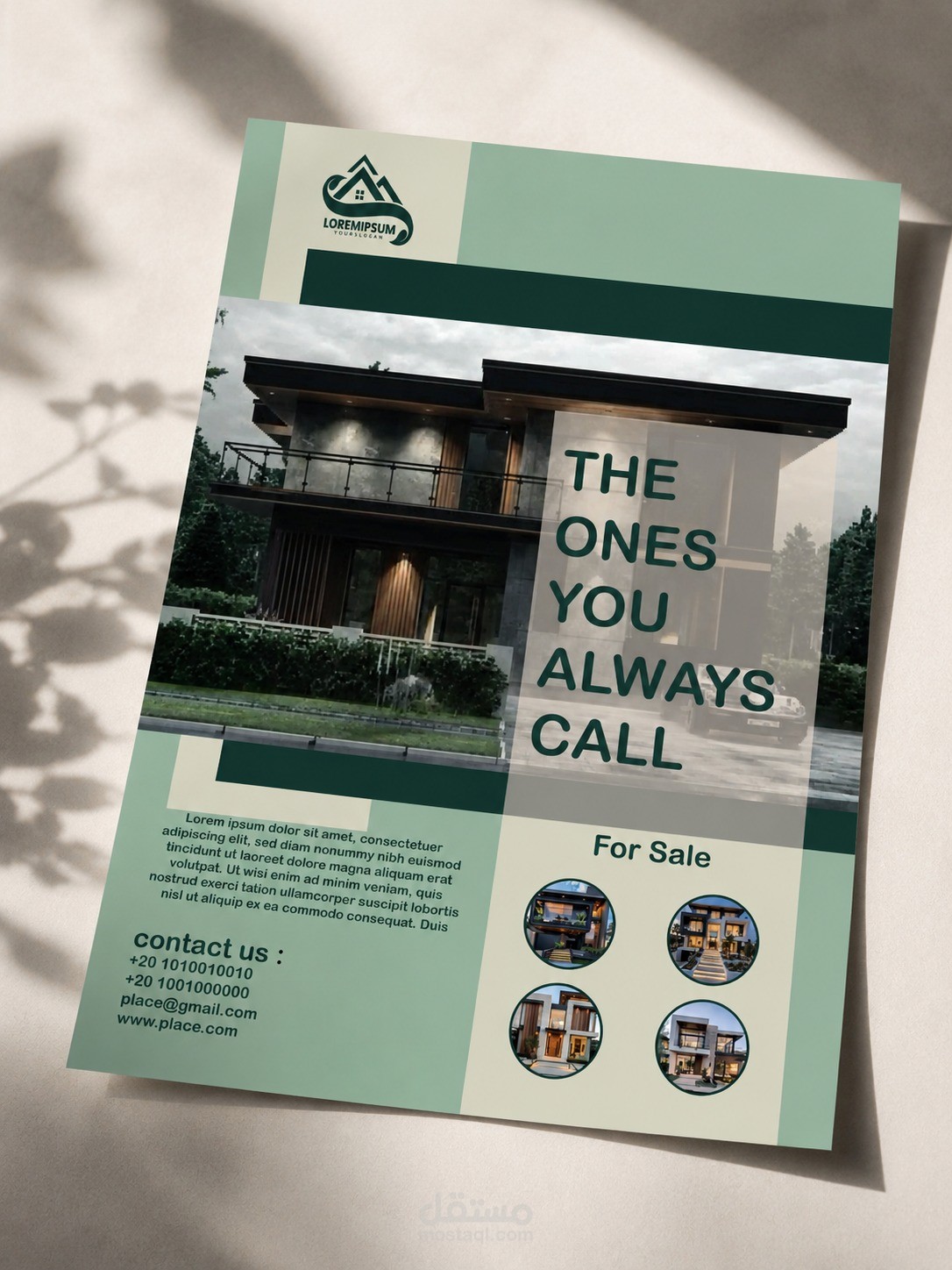 Luxury Real Estate Flyer Design