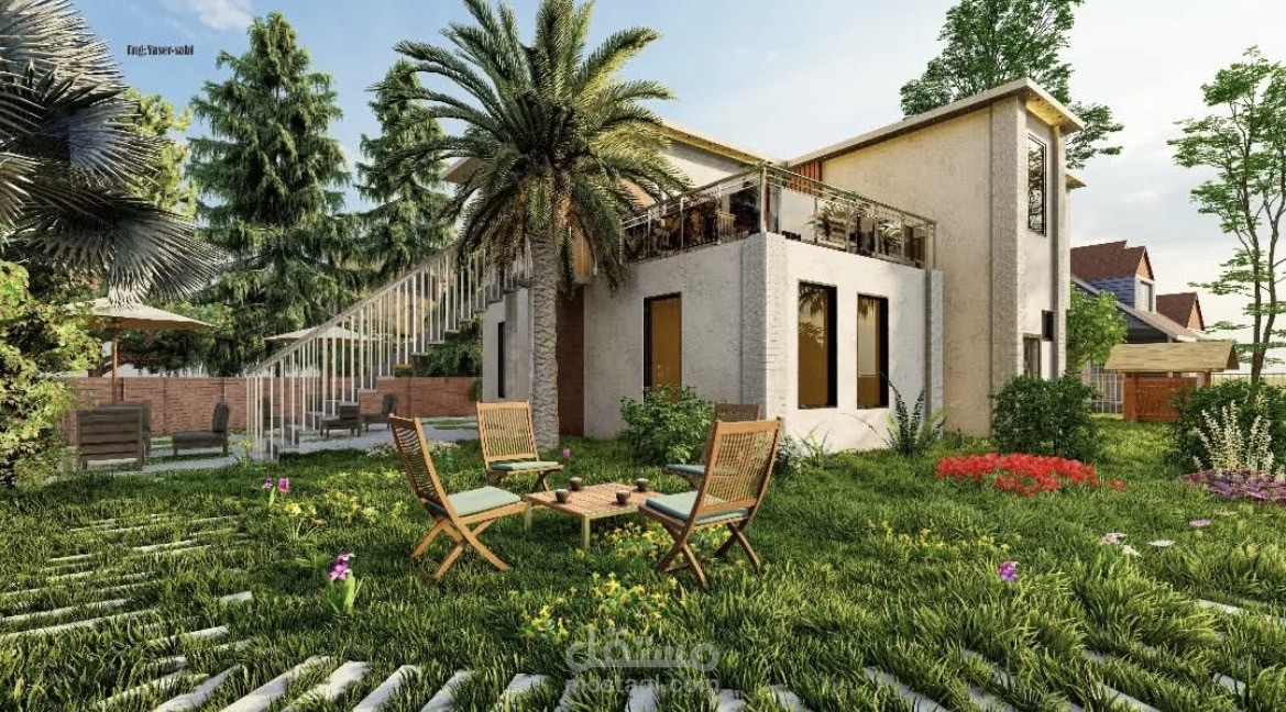 تصميم بيت بنمط ريفي