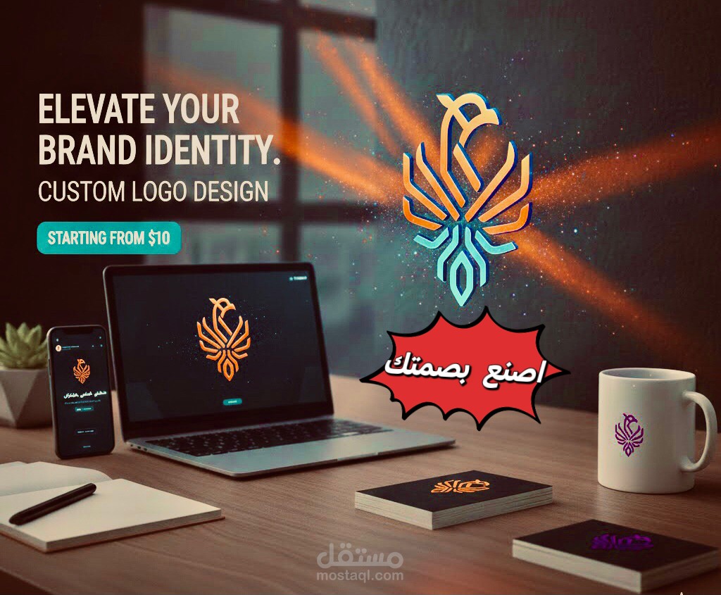 تصميم الشعار ليس مجرد رسمة، بل هو بصمة العلامة التجارية