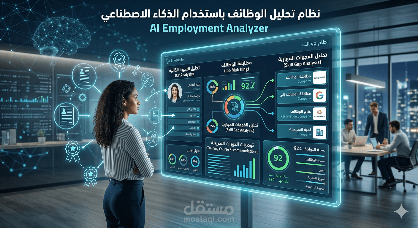 AI Employment Analyzer – نظام توصية وظائف باستخدام الذكاء الاصطناعي