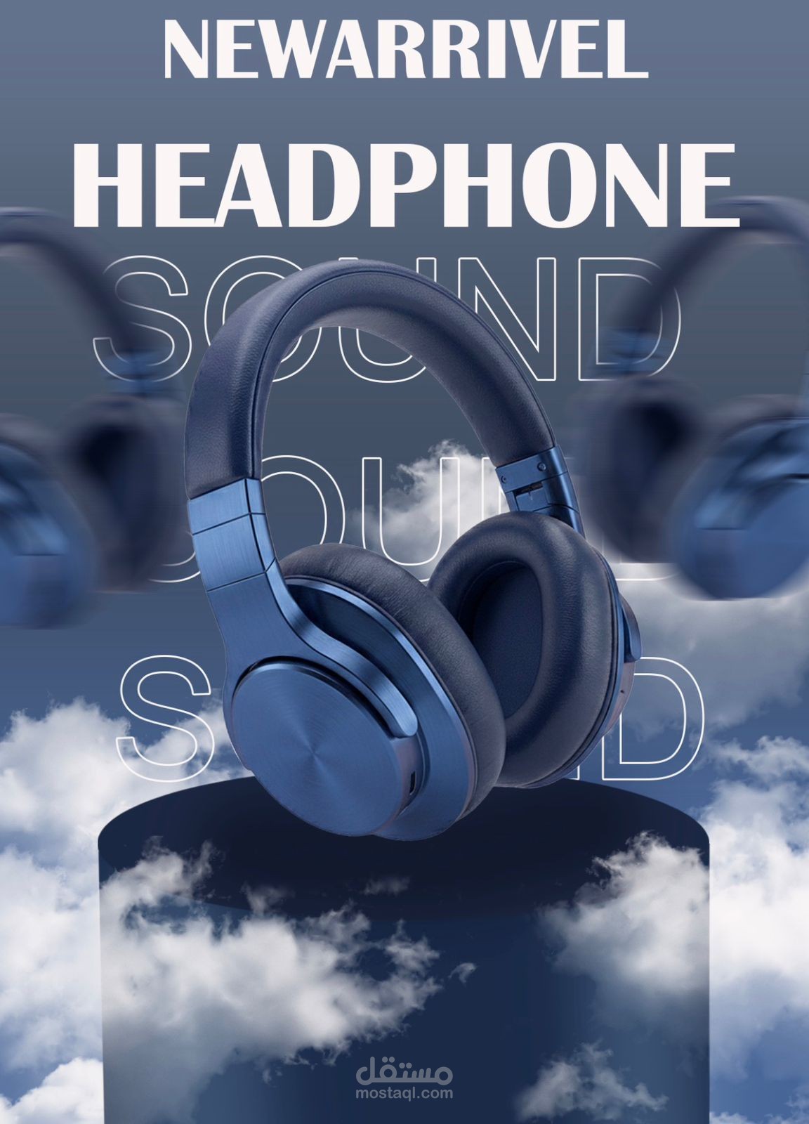 creative social media Ad Design -headphones