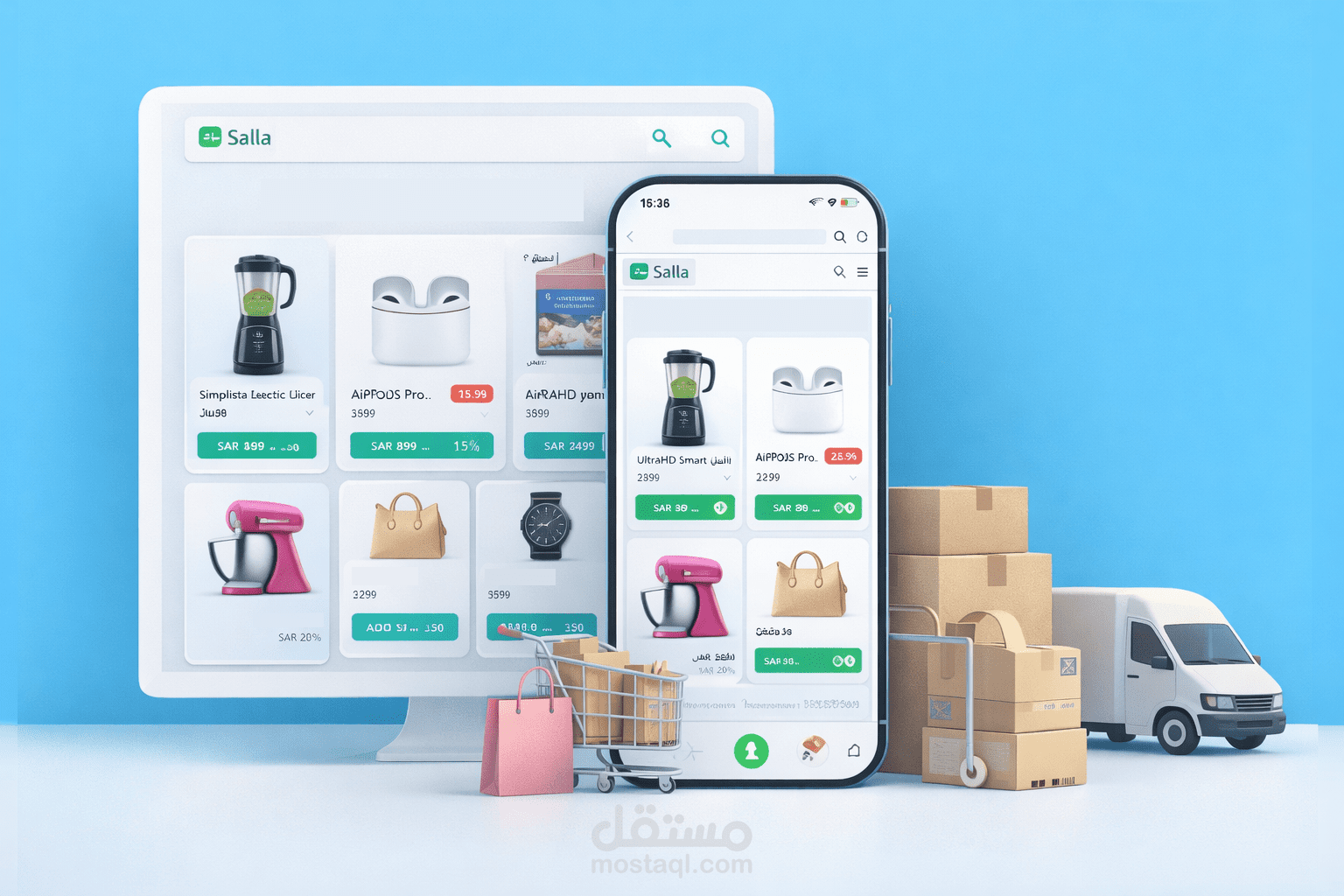 إضافة المنتجات إلى متجر سلة بشكل احترافي