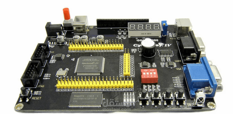 password checker using cylcone IV microcontroller using VHDL