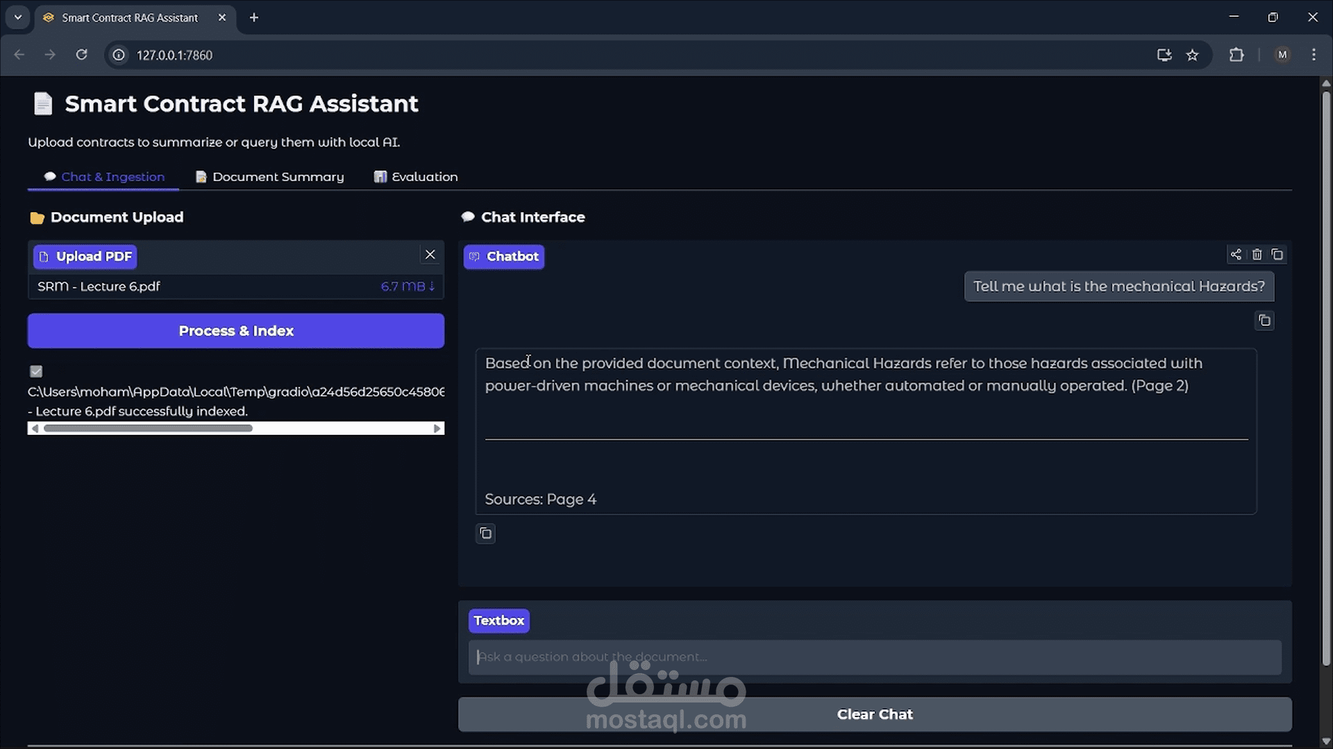 Smart Contract RAG Assistant