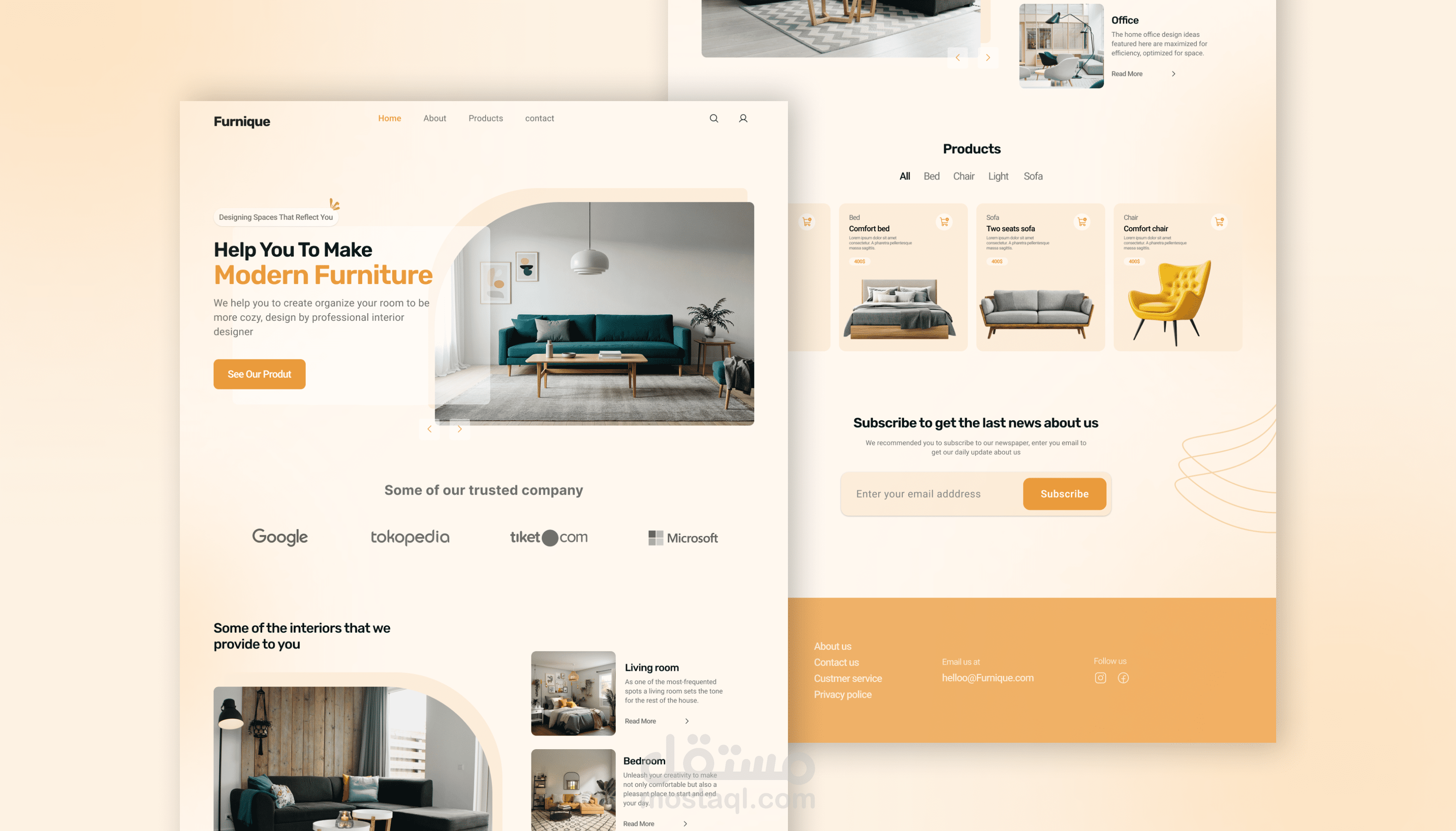 Furniture Landing Page