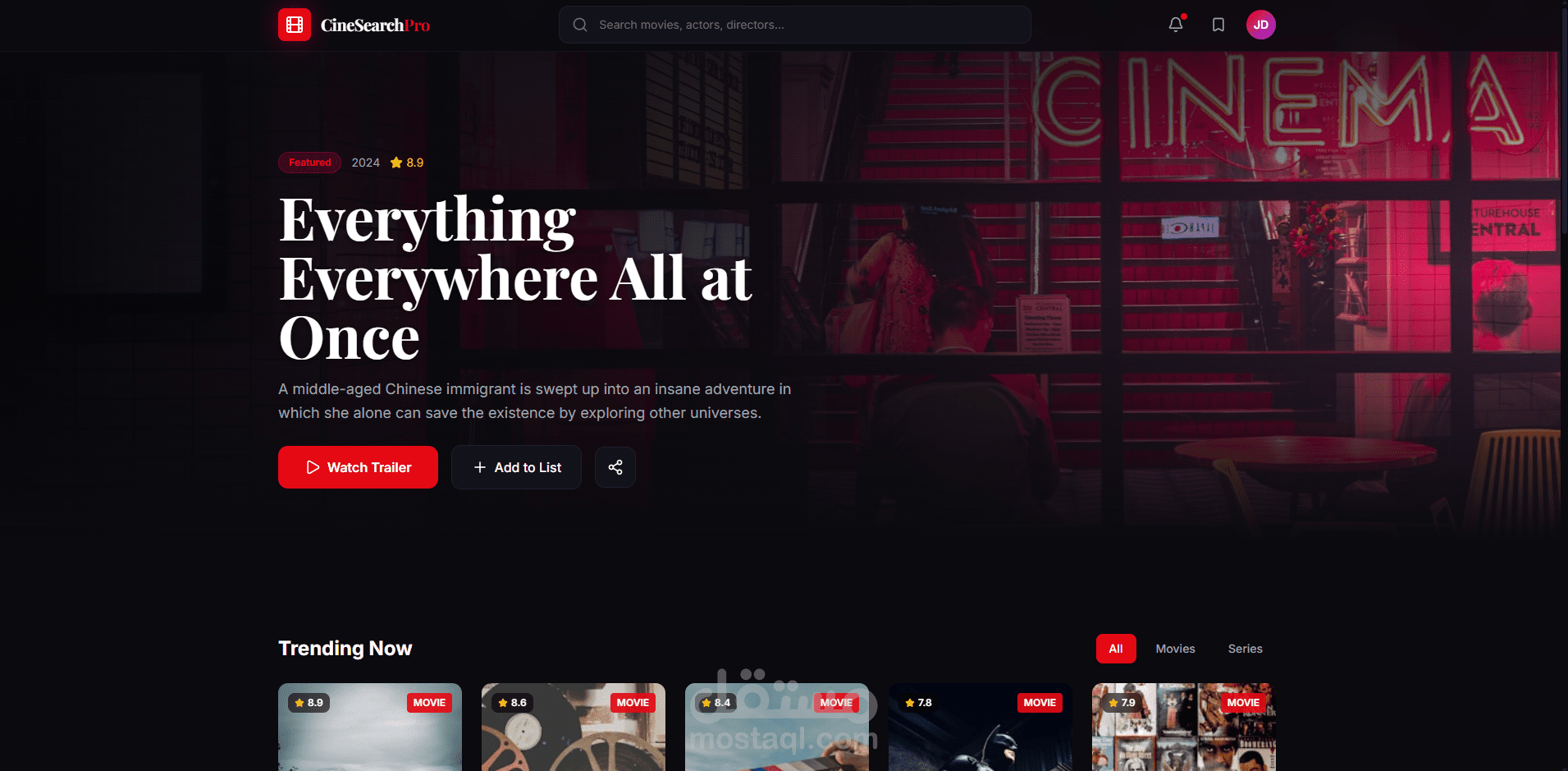 Movies website